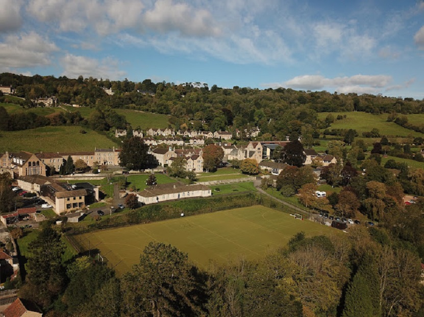 Monkton Combe School - Drone View